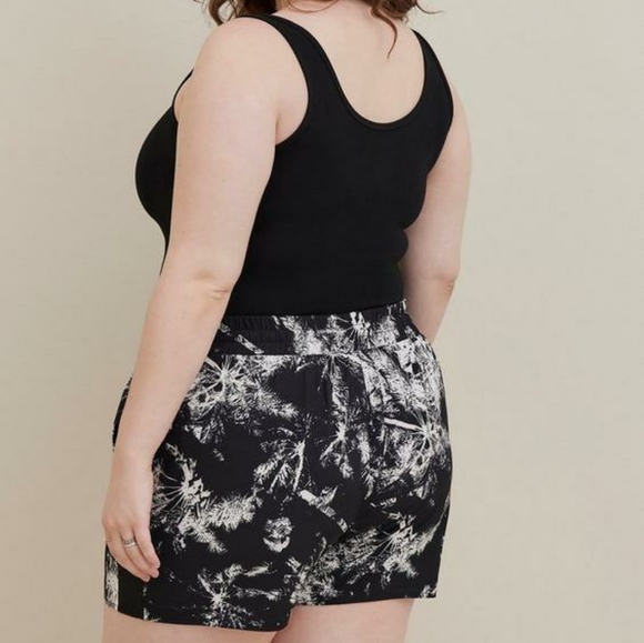 80's! NWT Lovesick Torrid palm tree graphic print jacket and short set 2X - Picture 4 of 13